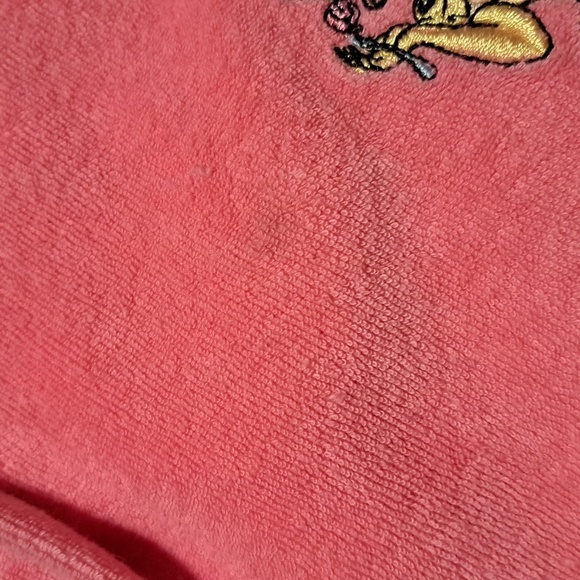 Disney Store girls size 3 hooded swim cover up, princess design, Violet name - Picture 2 of 7